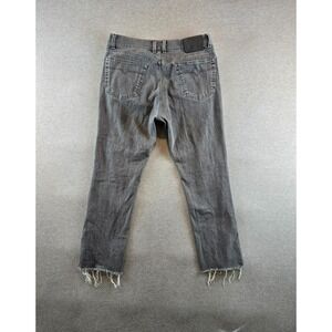 Versace Collection‎ Jeans Mens 38x28 Dark Wash Trend Denim Fray Made In Italy
